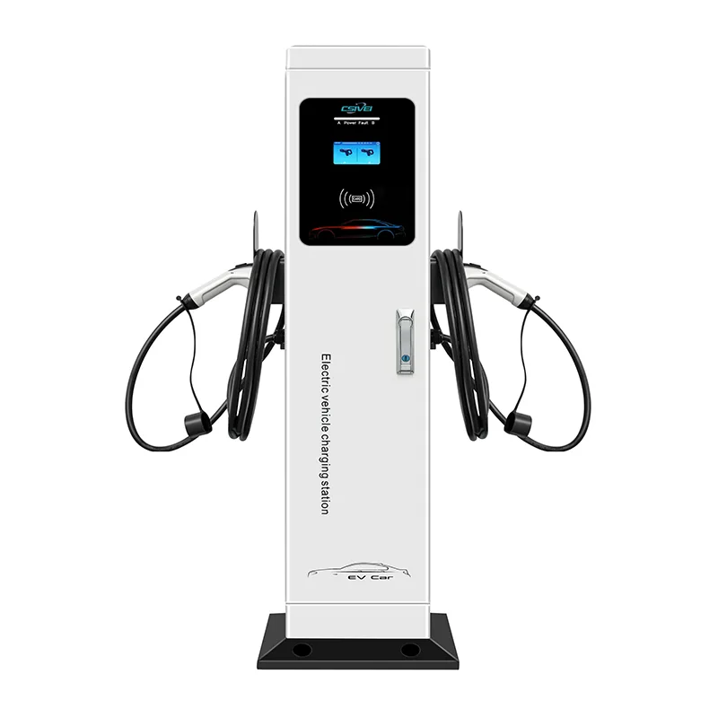 Stasiun Pengisian AC Dual-Gun Standing